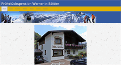 Desktop Screenshot of haus-werner.com